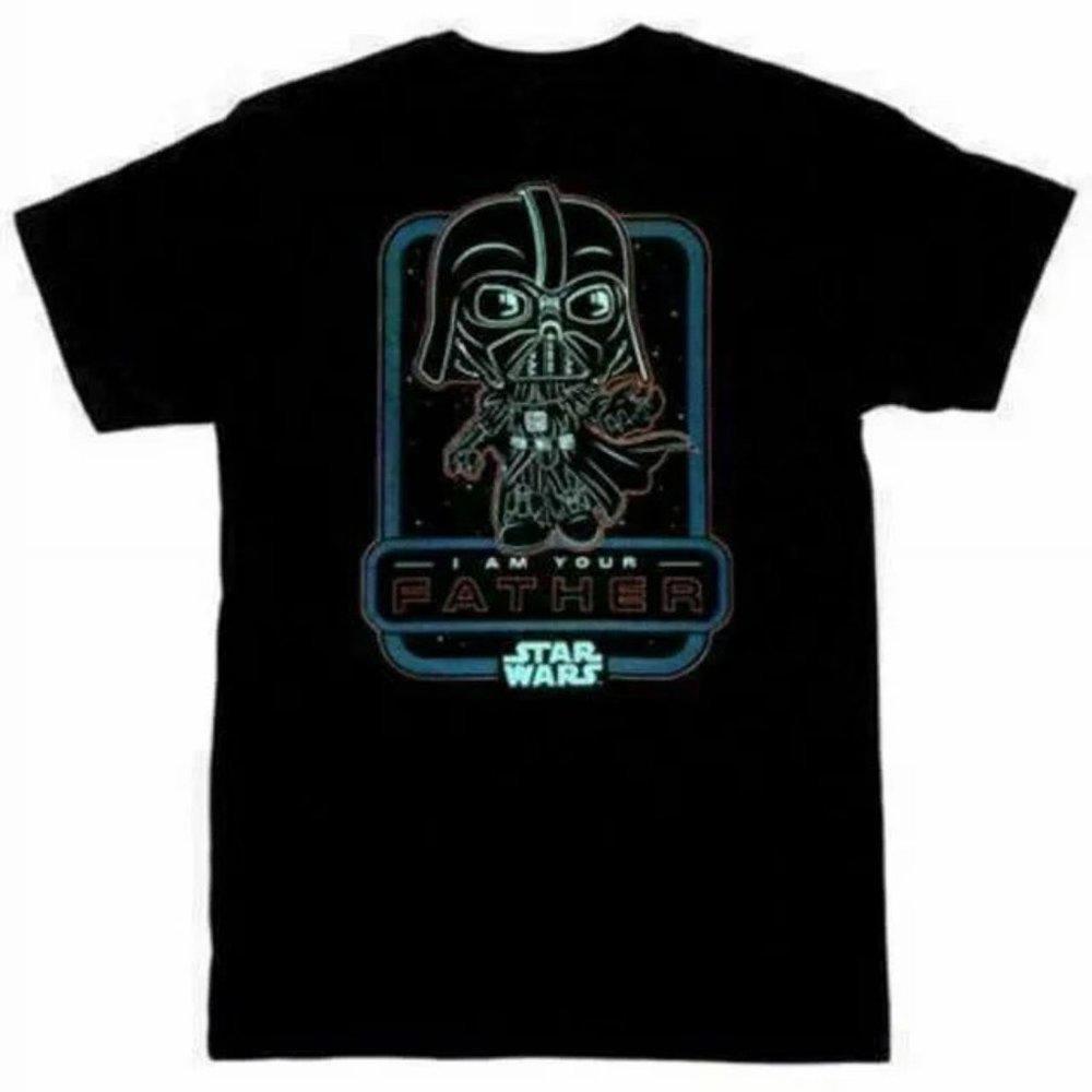 NWT Funko Pop Star Wars Darth Vader I am Your Father Graphic T-Shirt Adult Large